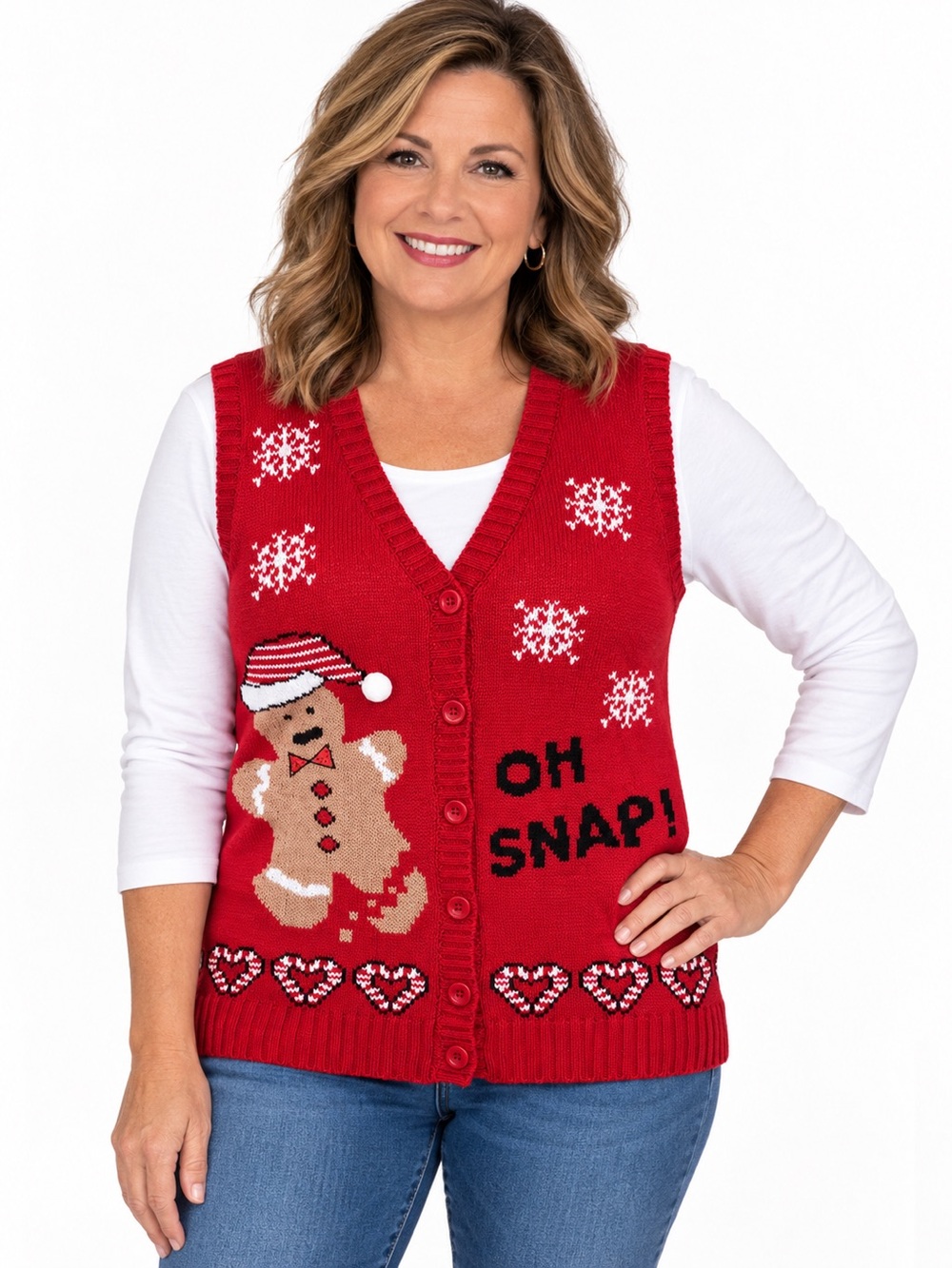 Merry wear Christmas vest women’s size small